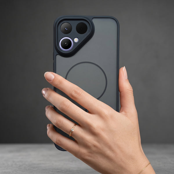 KYRON Black Camera Protection Matte Case for Tecno Pova Curve 2