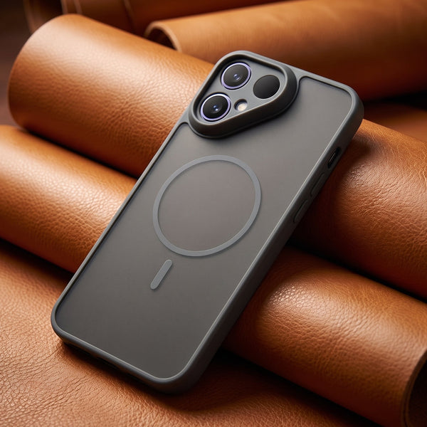 KYRON Grey Camera Protection Matte Case for Tecno Pova Curve 2