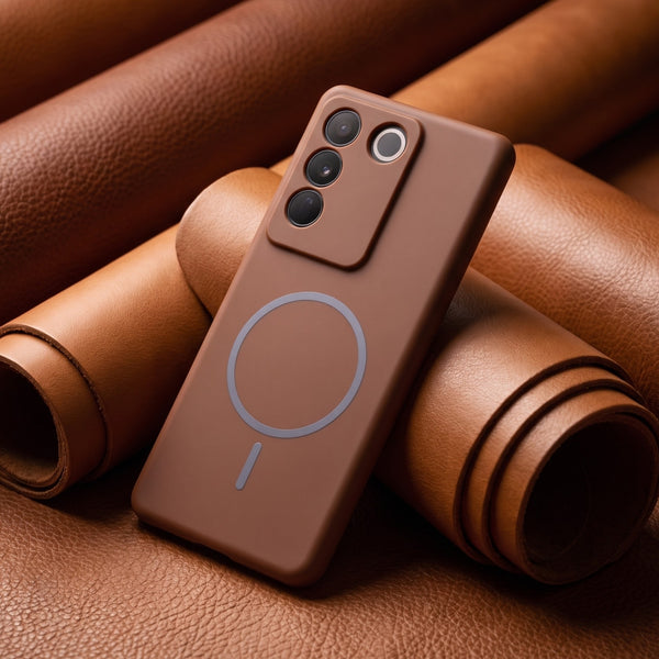CAVEN Dark Brown Silicone case for Vivo V27
