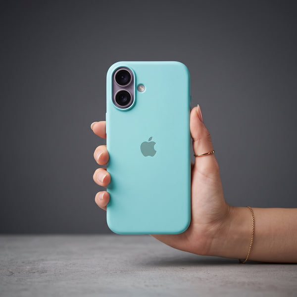 Light Blue Original Silicone case for Apple iphone 18