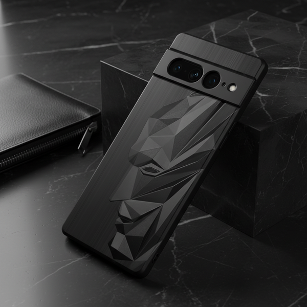 Superhero Engraved logo silicon Case for Google Pixel 7 Pro