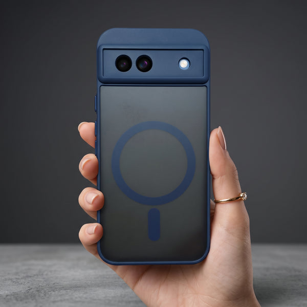 KYRON Dark Blue  Matte Camera Protection Case for Google Pixel 8A