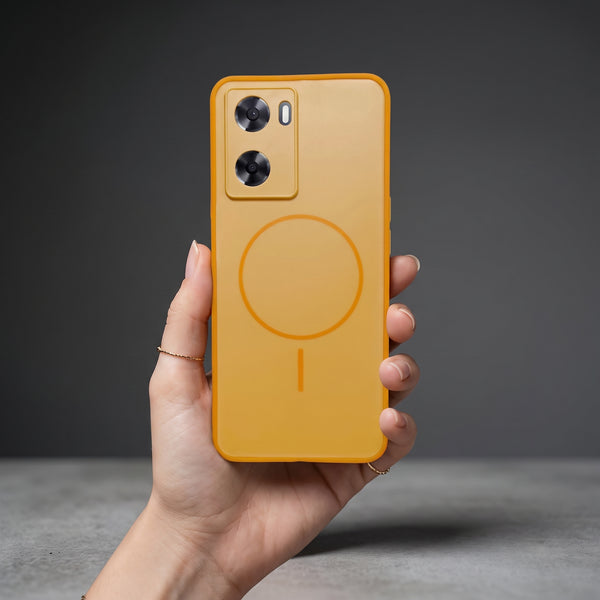 GripMate Orange Silicone case for Oppo A57 4G