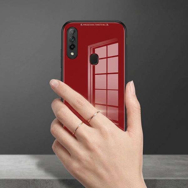Red Glass case for Oppo A31