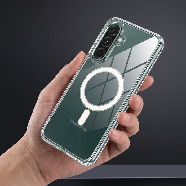 MagSafe Clear Transparent Silicone case for Samsung A57