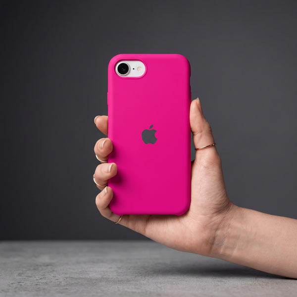 Hot pink Original Silicone case for Apple iphone 17E