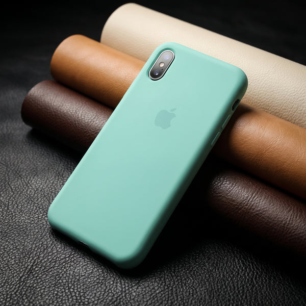 Sea Green Original Silicone Case for Apple Iphone X/xs