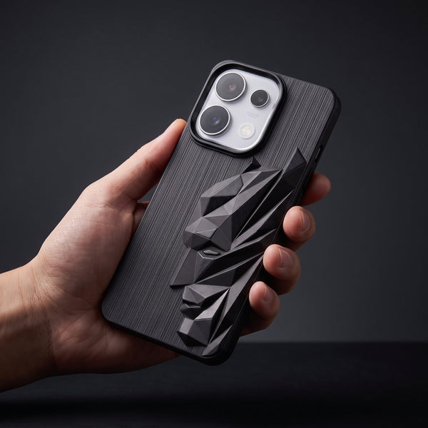Superhero Engraved logo silicon Case for Oppo Reno 16C 5G