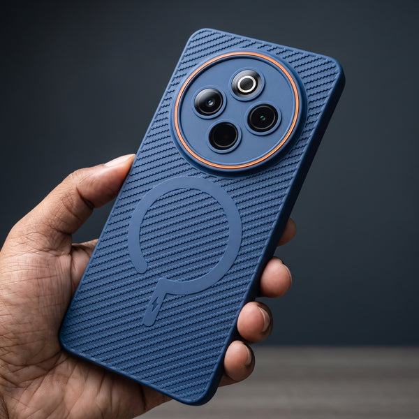 Gripon Dark Blue Silicone Case for  Vivo T4