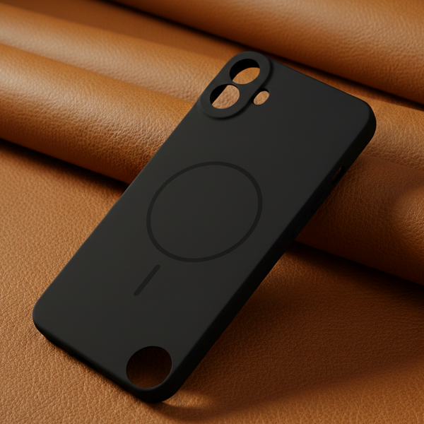 CAVEN Black Silicone case for CMF PHONE 1