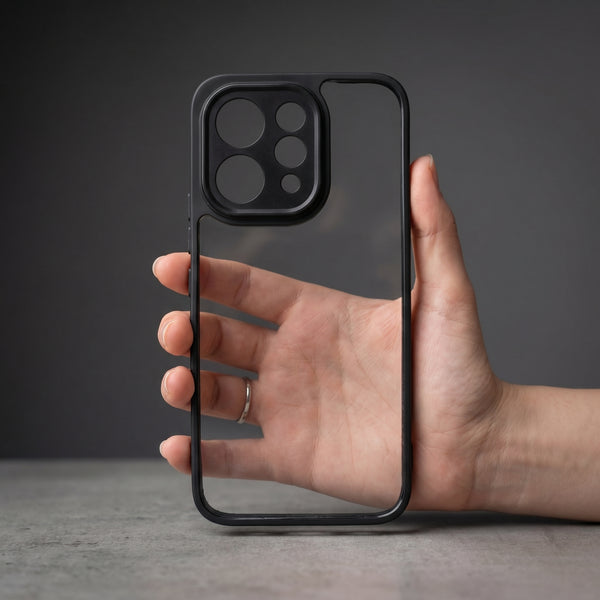Pureview Black Hybrid Shockproof Silicone Case for Vivo V70