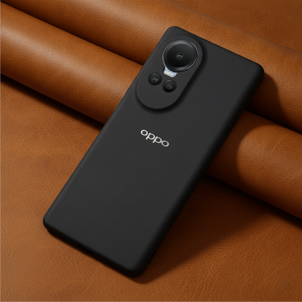 Black Candy Silicone Case for Oppo Reno 10