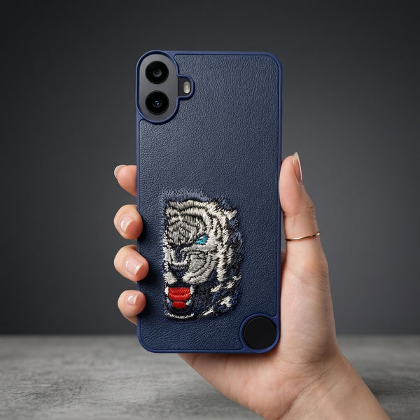 Blue Leather Blue Lion OC Ornamented for CMF PHONE 1