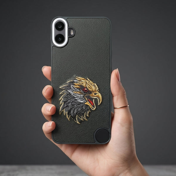Black Leather Eagle OC Ornamented for CMF PHONE 1