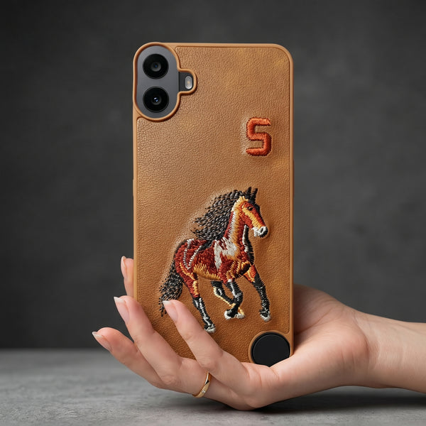 Brown Leather Horse No. 5 OC Ornamented for CMF PHONE 1
