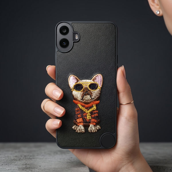 Black Leather Bulldog  OC Ornamented for CMF PHONE 1