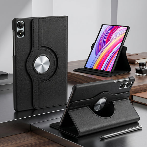 Black Flip Leather Case for Redmi PAD PRO (12.1 inch)