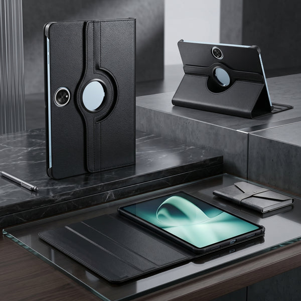 Black Flip Leather Case for OnePlus Pad Go 11.35 inch