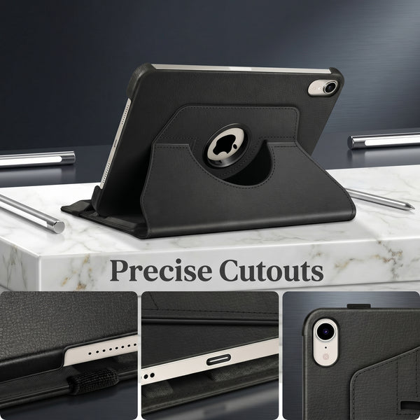 Black Flip Leather Case for Apple iPad Air 2025 (11 inch)