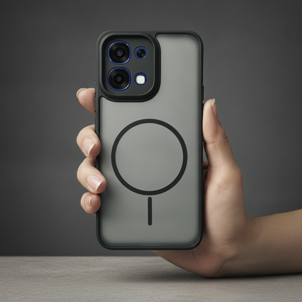 KYRON Black Camera Protection Matte  Case for Oppo F31