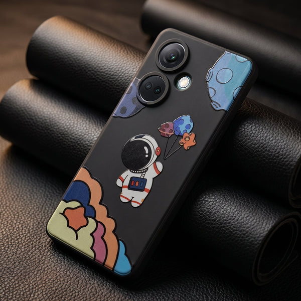 Black Baloon Astro Embossed Silicone Case for Oneplus Nord Ce 3