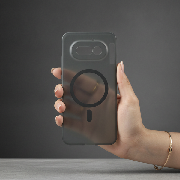 Black Paper Matte Magsafe Case for Nothing Phone 4a
