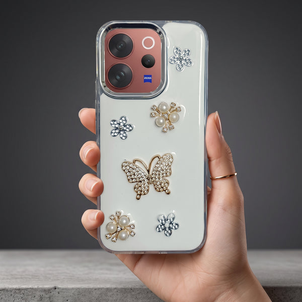 Butterfly Silicone Hard Case for Vivo V70
