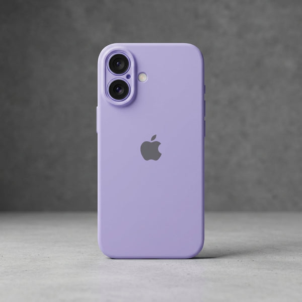 Purple Original Camera Silicone case for Apple iphone 16