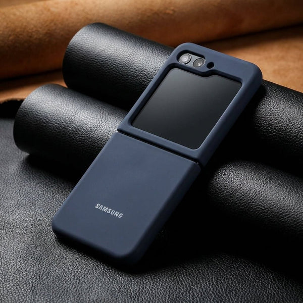 Dark Blue Original Silicone case for Samsung Galaxy Z FLIP 7 fe