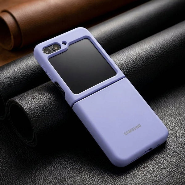 Purple Original Silicone case for Samsung Galaxy Z FLIP 7 fe