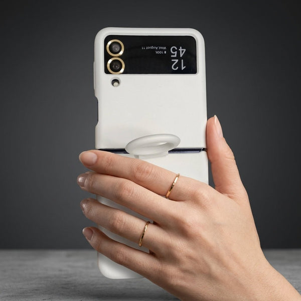 White Original Silicone case for Samsung Galaxy Z FLIP 3