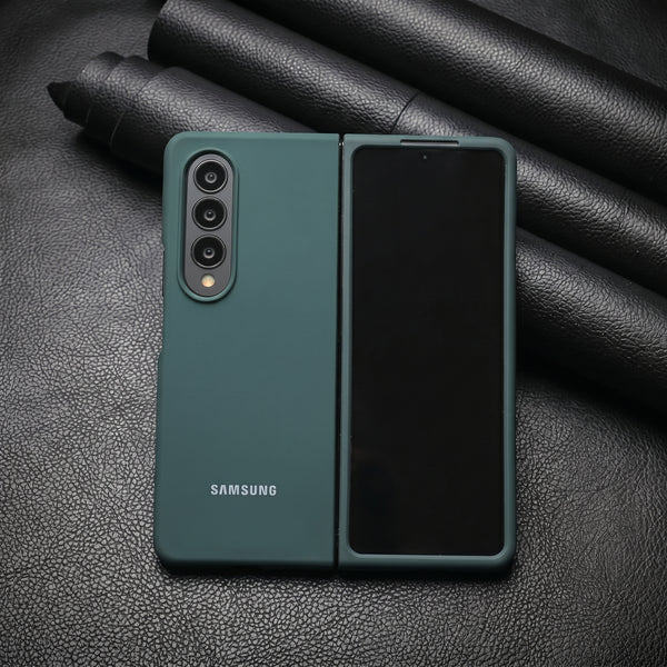 Dark Green Original Silicone case for Samsung Z Fold 3 5G