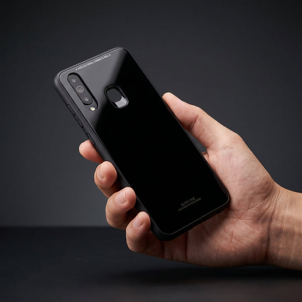 Black Glass case for Vivo Y19