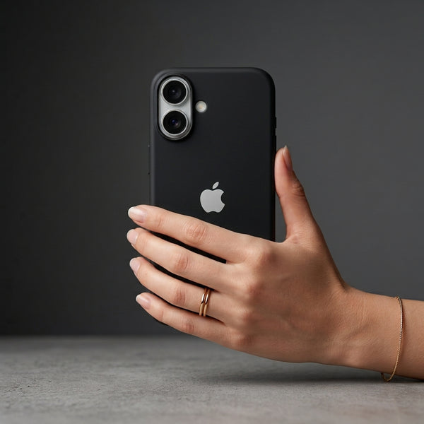 Black Original Silicone case for Apple iphone 18