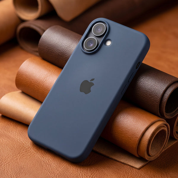 Dark Blue Original Silicone case for Apple iphone 18