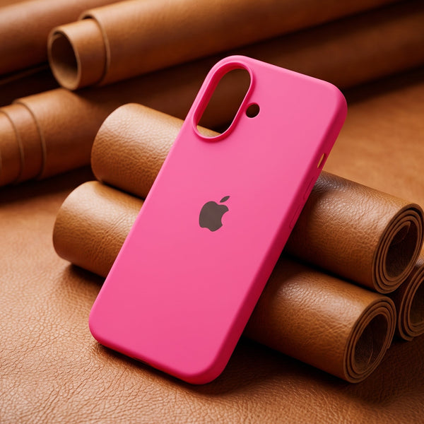 Hot Pink Original Silicone case for Apple iphone 18