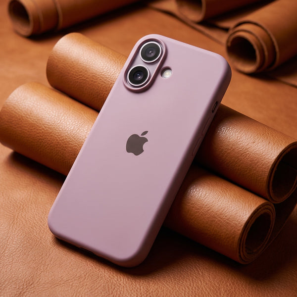 Lavender Original Silicone case for Apple iphone 18