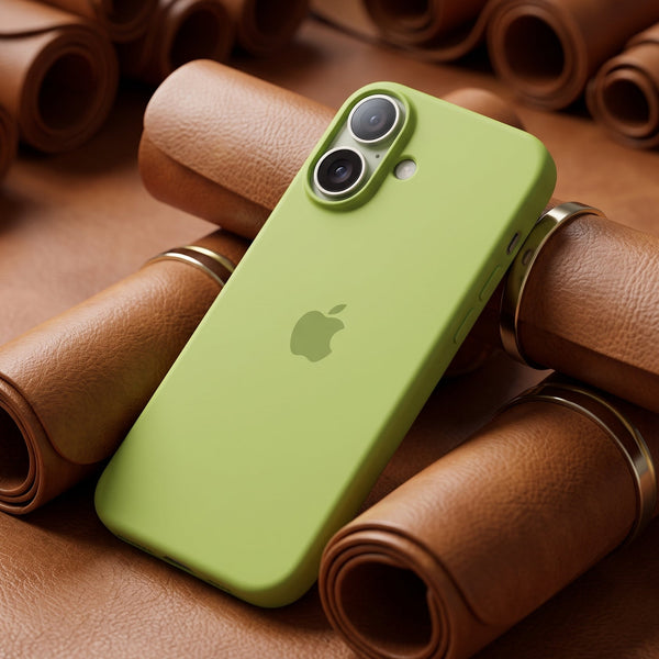 Light Green Original Silicone case for Apple iphone 18