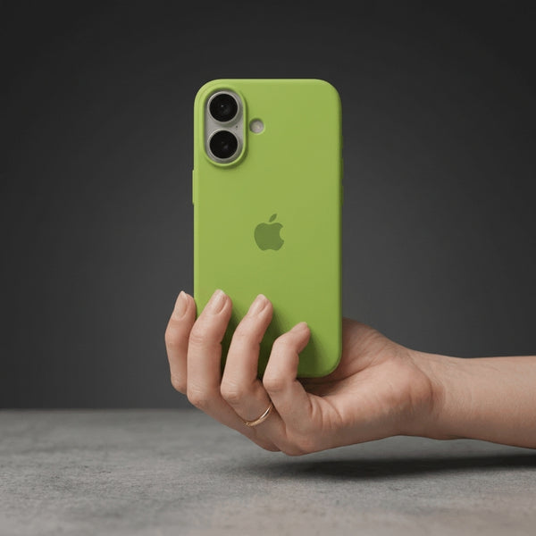 Light Green Original Silicone case for Apple iphone 18