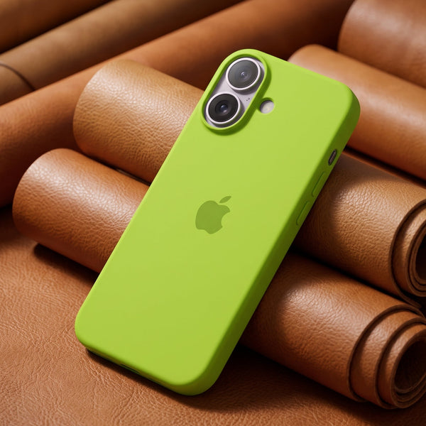 Neon Green Original Silicone case for Apple iphone 18