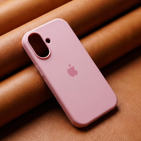 Pink Original Silicone case for Apple iphone 18