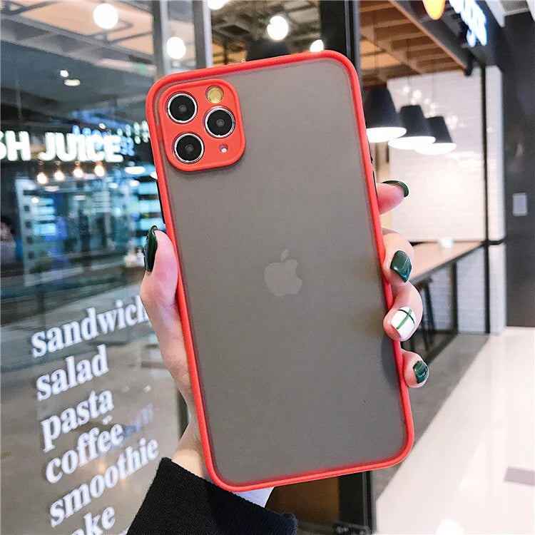 Red Smoke Silicone Safe case for Apple iphone 11 pro