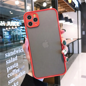 Red Smoke Silicone Safe case for Apple iphone 11 pro