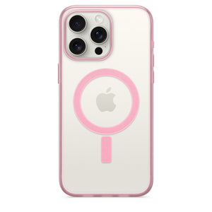 Pink MagSafe Clear Transparent Silicone case for Apple iphone 11 Pro