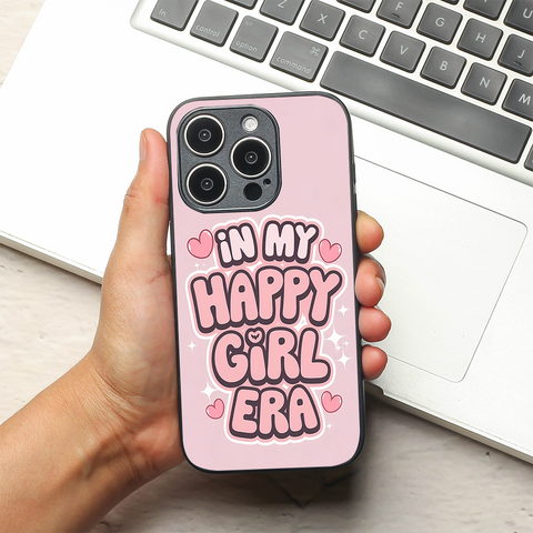 Happy Girl Era metal back case for Apple Iphone 16 Pro