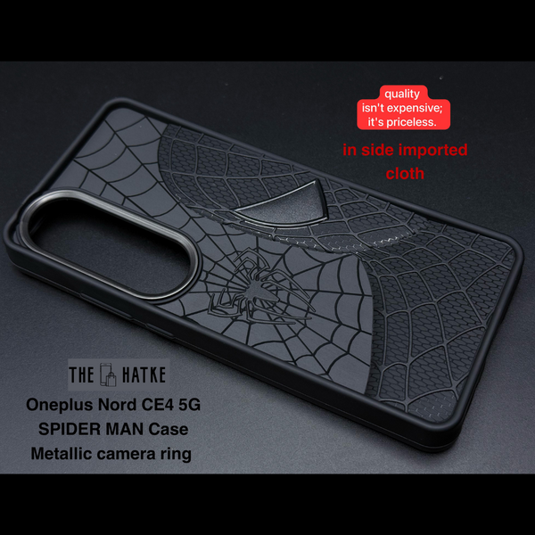 SP-Superhero Engraved logo silicon Case for Oneplus Nord Ce 4