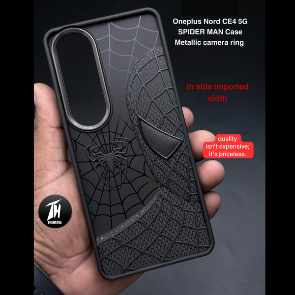 SP-Superhero Engraved logo silicon Case for Oneplus Nord Ce 4