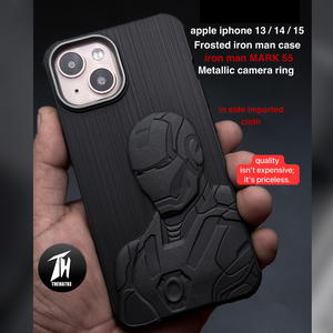 Mark Superhero Engraved Silicone Case for Apple iphone 14