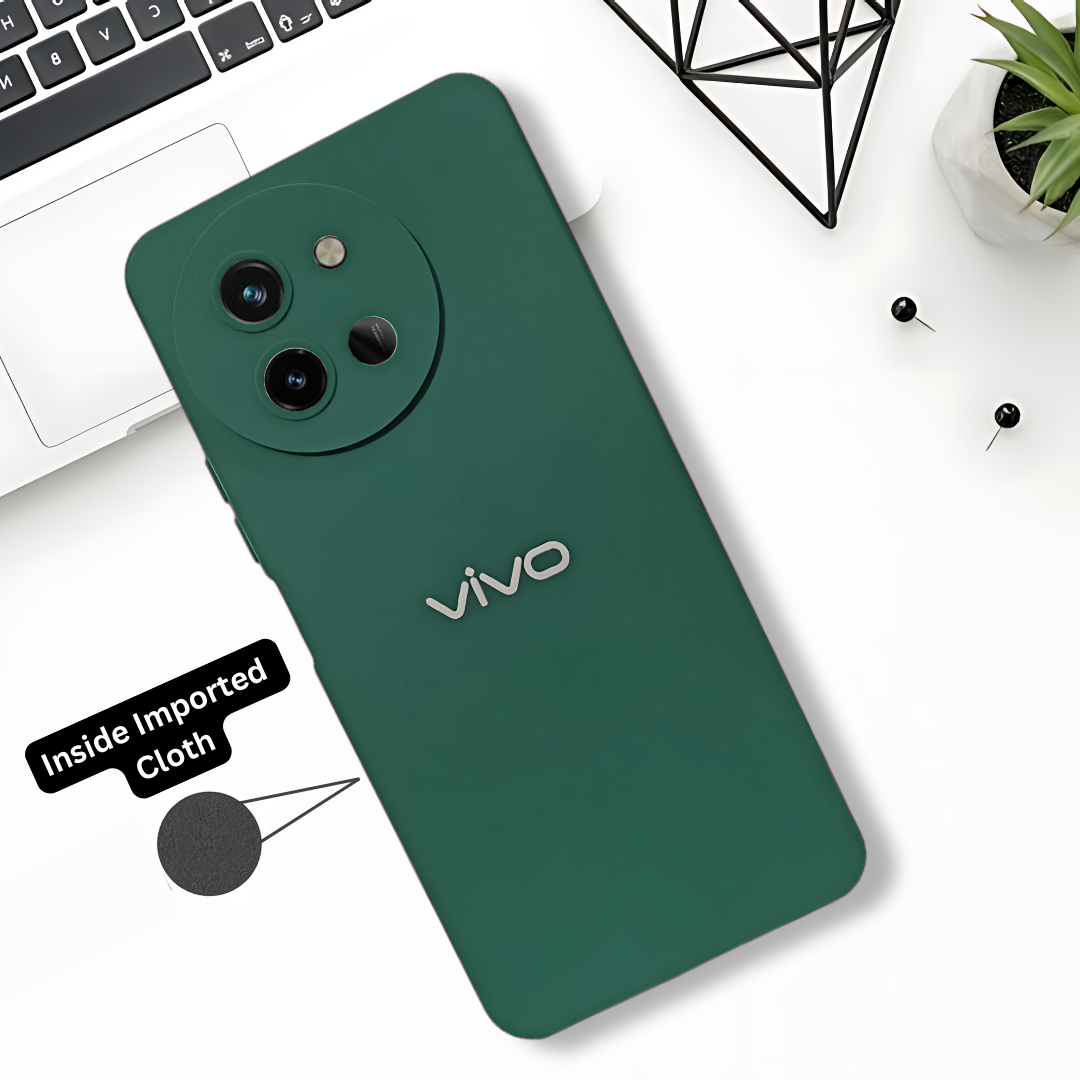 Dark Green Camera Original Silicone case for Vivo T3X