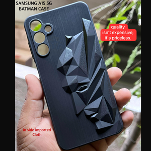 Superhero Engraved logo silicon Case for Samsung A15 5G